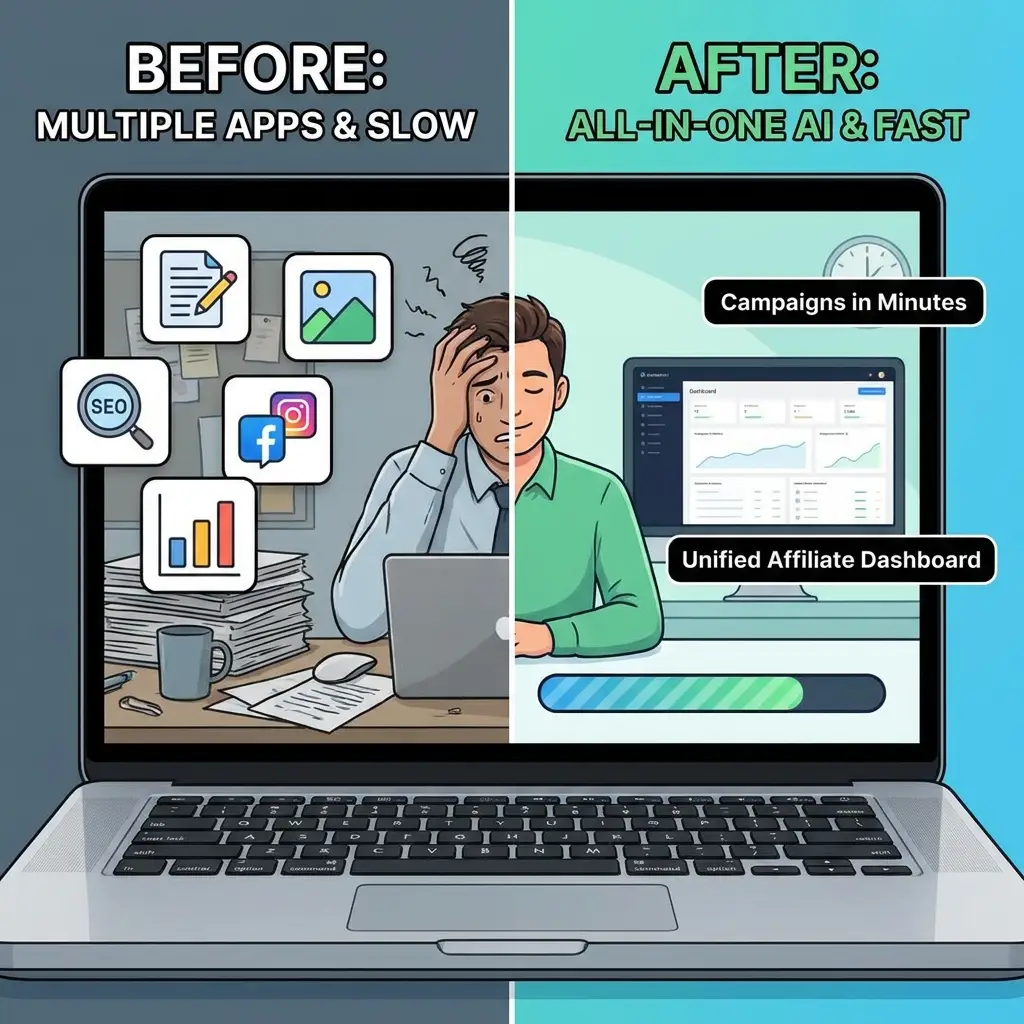 Best AI Marketing Tool for Affiliate Marketers: How to Create Campaigns Faster Without Paying for Five Different AI Apps