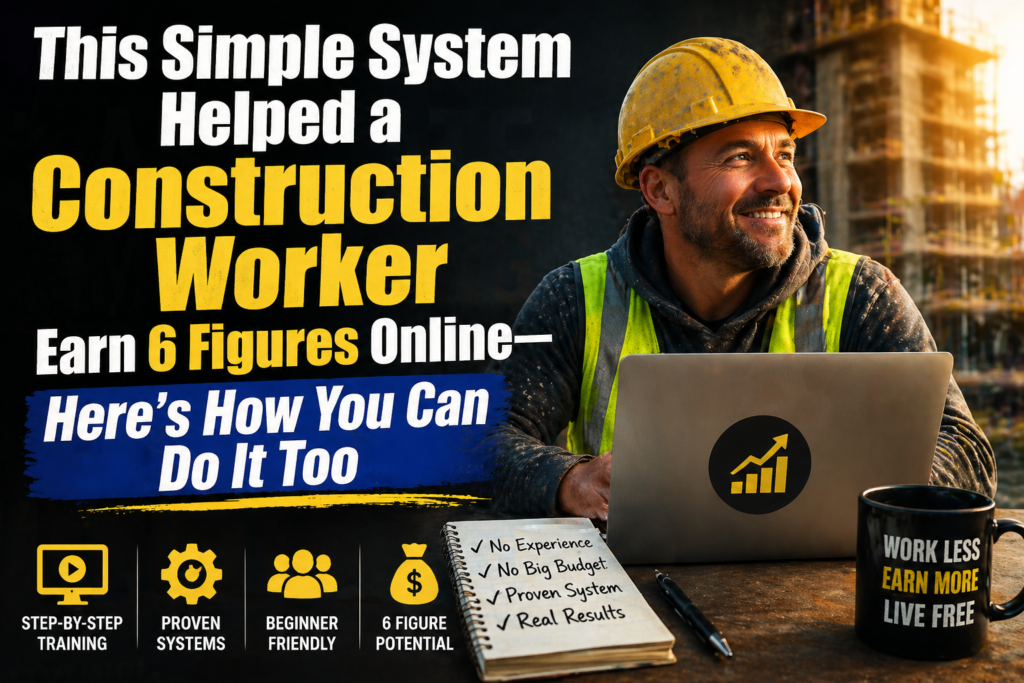 This Simple System Helped a Construction Worker Earn 6 Figures Online—Here’s How You Can Do It Too