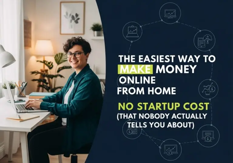 The Easiest Way to Make Money Online From Home With No Startup Cost (That Nobody Actually Tells You About)
