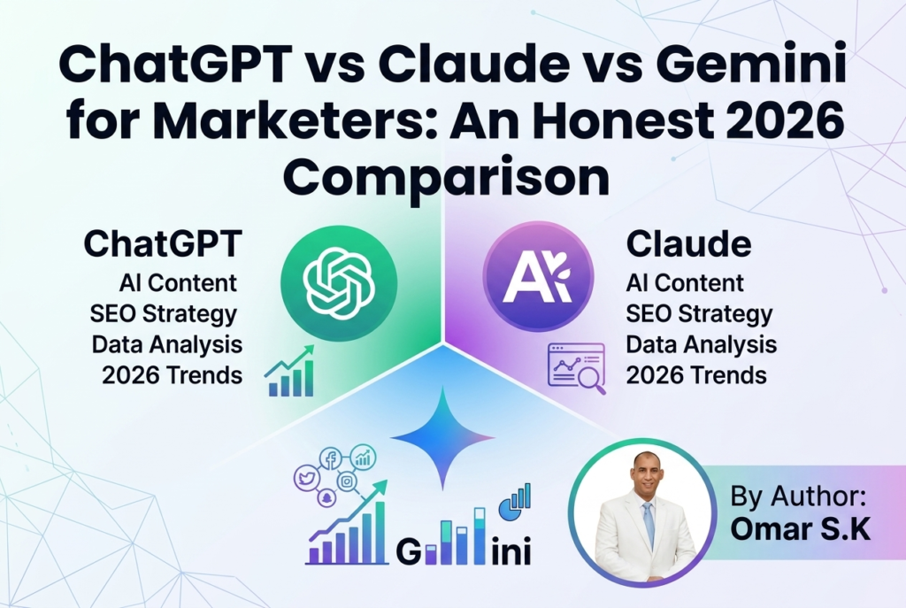 ChatGPT vs Claude vs Gemini for Marketers: An Honest 2026 Comparison