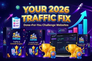 Done For You Challenge Website: The 2026 Traffic Fix