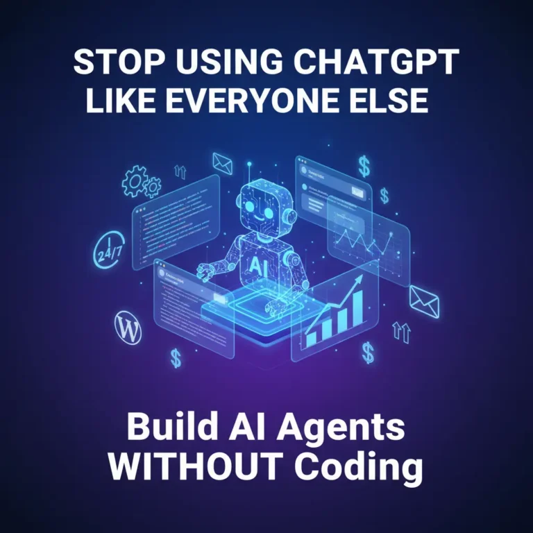 how to build AI agents without coding