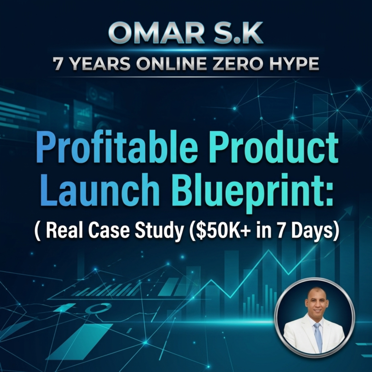 Profitable Product Launch Blueprint: Real Case Study ($50K+ in 7 Days)