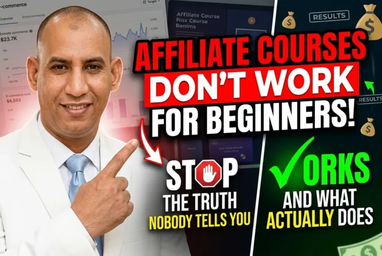 Why Affiliate Courses Don't Work for Beginners: The Truth Nobody Tells You (And What Actually Does)