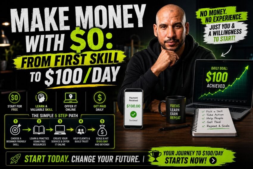 Make Money With $0: From First Skill to $100/Day