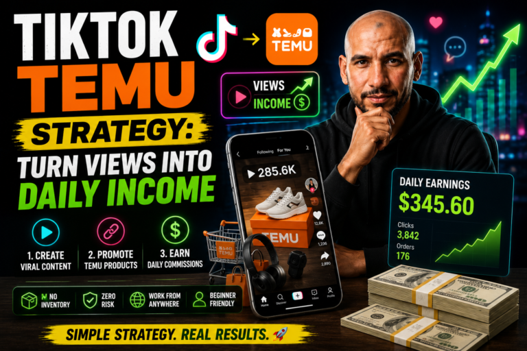 TikTok Temu Strategy: Turn Views Into Daily Income