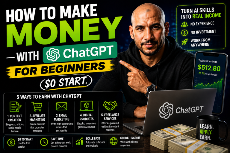 How to Make Money with ChatGPT for Beginners ($0 Start)