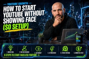 How to Start YouTube Without Showing Face