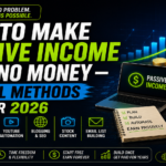 How to Make Passive Income With No Money
