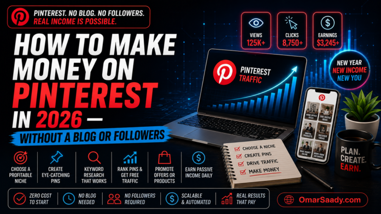How to Make Money on Pinterest in 2026 — Without a Blog or Followers